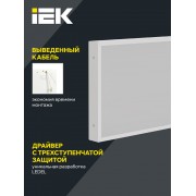 Панель светодиодная ДВО PRO 1071 18/5000К IP40 595х295 микропризма