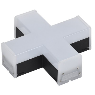 Светильник X-образный LIGHTING 1010 12/6500К 180х180х58 черный Светильник X-образный LIGHTING 1010 12/6500К 180х180х58 черный