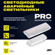Аварийная подсветка ДПА 2105-С централизованного питания 24/220В IP65