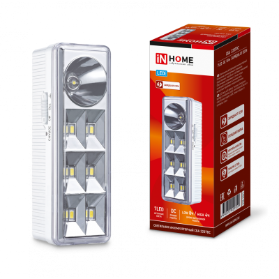 Аварийная подсветка СБА 2207DC 6+1LED lithium battery Аварийная подсветка СБА 2207DC 6+1LED lithium battery