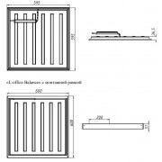Светильник L-office Balance Lite 30/Д/850/03/V IP40