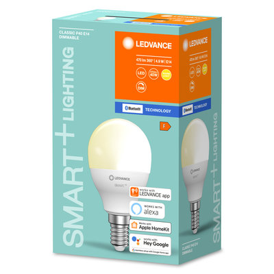 Светодиодная лампа Smart+BT Mini bulb Dimmable 40 5W/2700K E14 Светодиодная лампа Smart+BT Mini bulb Dimmable 40 5W/2700K E14