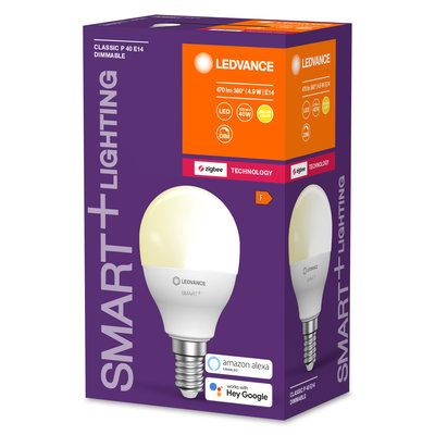 Светодиодная лампа Smart+ZB Mini bulb Dimmable 40 5 W/2700K E14 Светодиодная лампа Smart+ZB Mini bulb Dimmable 40 5 W/2700K E14