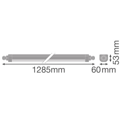 Светильник DP Comp TH 1200 V 33W 840 IP66 PS Светильник DP Comp TH 1200 V 33W 840 IP66 PS