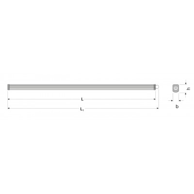 Светильник DP Eco Class Slim 18W 840 230V IP65 Светильник DP Eco Class Slim 18W 840 230V IP65