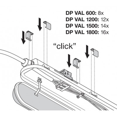 Светильник DP Value 1500 25 W 4000 K IP65 Светильник DP Value 1500 25 W 4000 K IP65