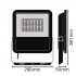 Прожектор FL AREA 72W/830 Asym 48x92 BK Прожектор FL AREA 72W/830 Asym 48x92 BK