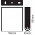 Скоба BRACKET 190W-210W HIGH BAY g3 Скоба BRACKET 190W-210W HIGH BAY g3