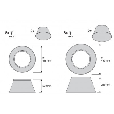 Отражатель ALU REFLECTOR 93W HIGH BAY g3 Отражатель ALU REFLECTOR 93W HIGH BAY g3