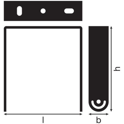 Скоба BRACKET 93W-155W HIGH BAY g3 Скоба BRACKET 93W-155W HIGH BAY g3