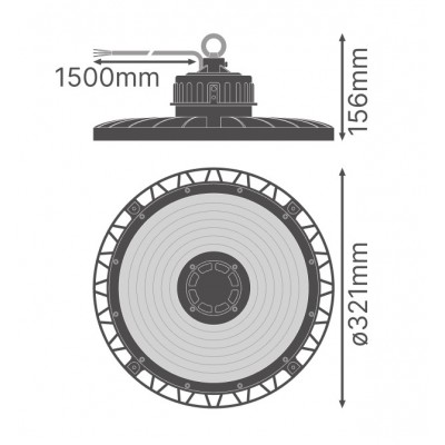 Светильник HB P GEN4 190W 865 70DEG IP65 Светильник HB P GEN4 190W 865 70DEG IP65