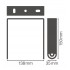 Скоба BRACKET 87 147 190 210W HIGH BAY g4 Скоба BRACKET 87 147 190 210W HIGH BAY g4