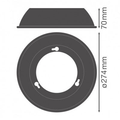 Отражатель REFL 133W 80DEG SI HB Compact V Отражатель REFL 133W 80DEG SI HB Compact V