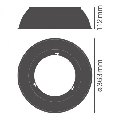 Отражатель REFL 166W 80DEG SI HB Compact V Отражатель REFL 166W 80DEG SI HB Compact V