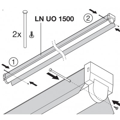 Светильник LN OUTPUT 1500 46W/4000K LEDV Светильник LN OUTPUT 1500 46W/4000K LEDV