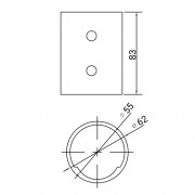 Переходник POLE REDUCTION 42/60