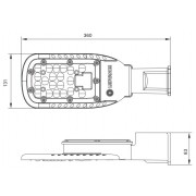 Светильник Eco Class AREA M 45W 840 5400 Gr