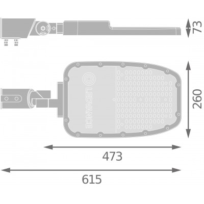Светильник SL AREA Spd LA V 120W 727 RV35ST Gy Светильник SL AREA Spd LA V 120W 727 RV35ST Gy