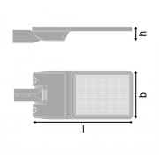 Светильник SL FLEX LA P 158W 727 RV25ST WAL