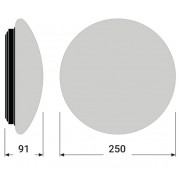 ЖКХ светильник SF CIRCULAR Sen 250 V 13W 840 IP44